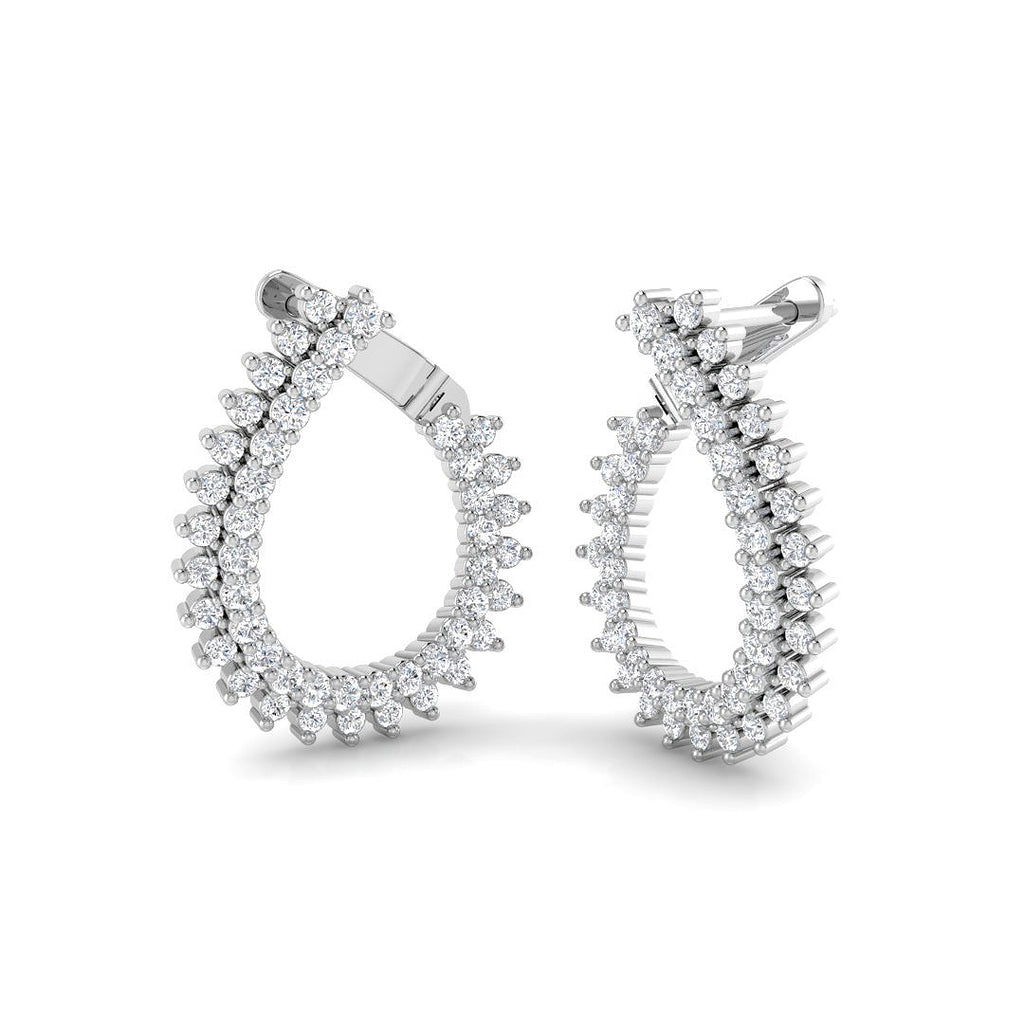 SE6949 — Earrings - 9k White Gold