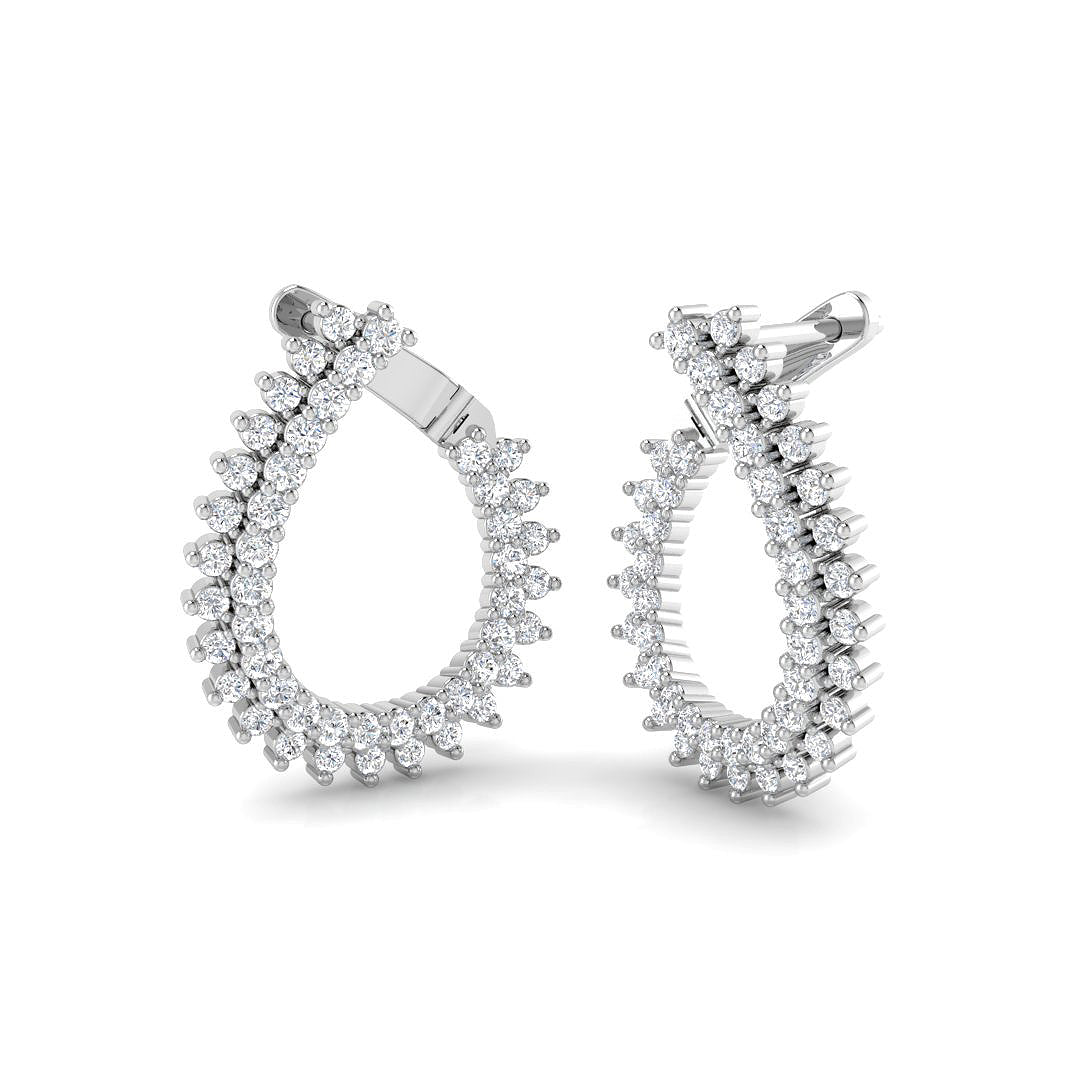 SE6949 — Earrings - 9k White Gold