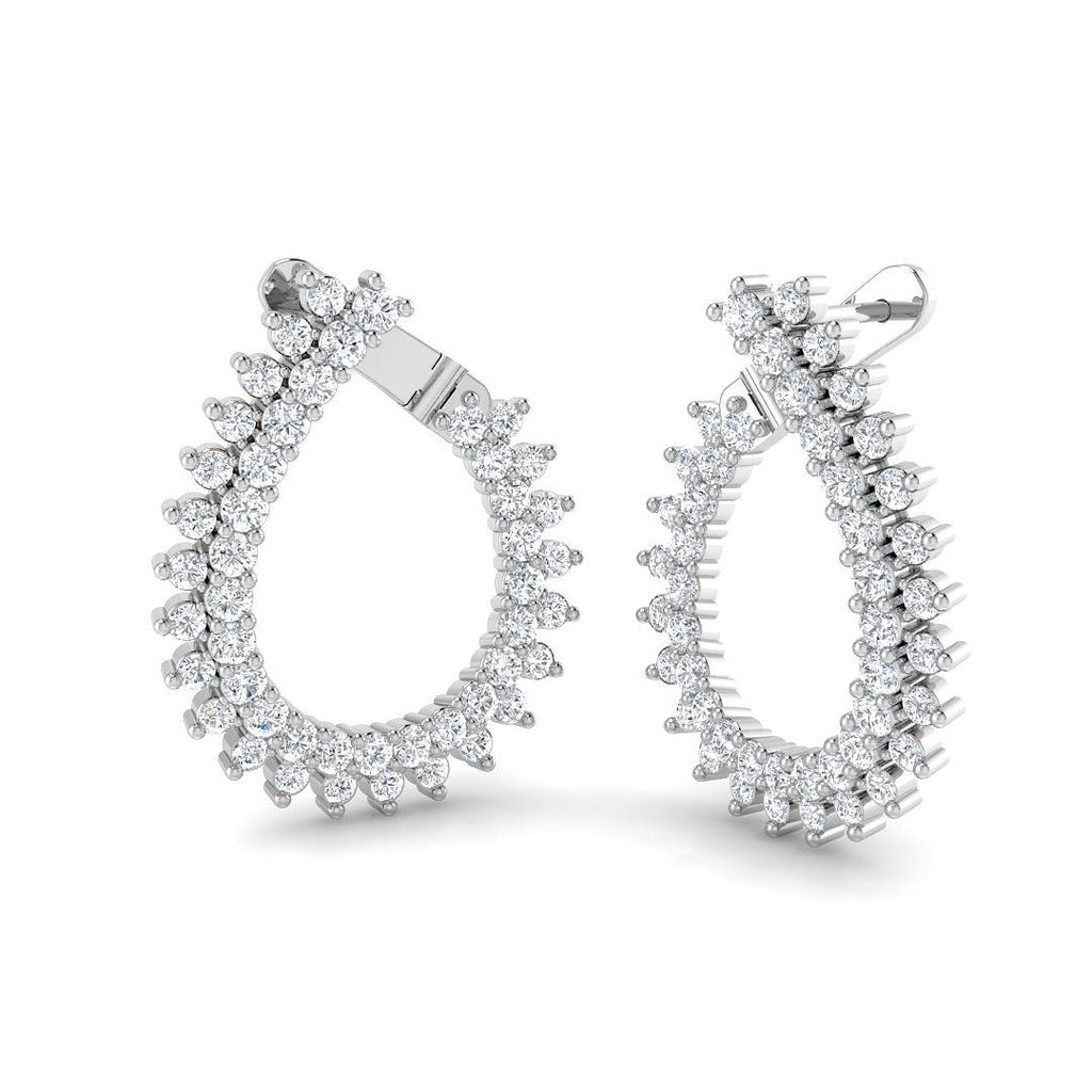 SE6950 — Earrings - 9k White Gold