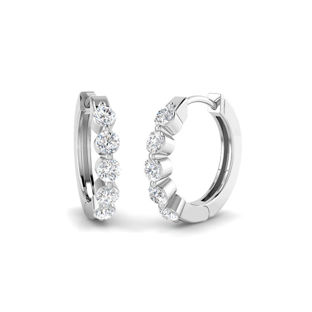 SE6952 — Earrings - 9k White Gold
