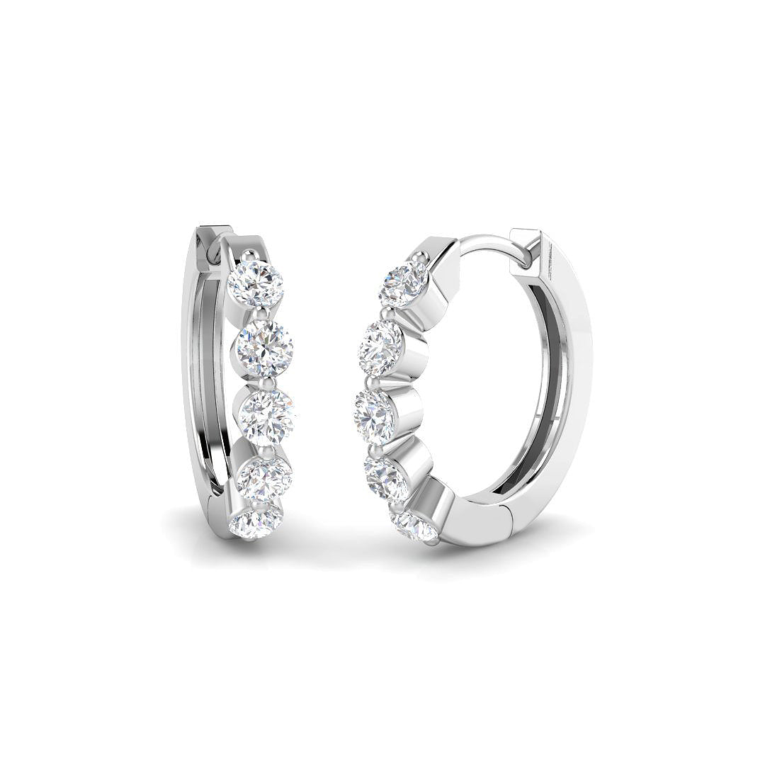 SE6952 — Earrings - 9k White Gold