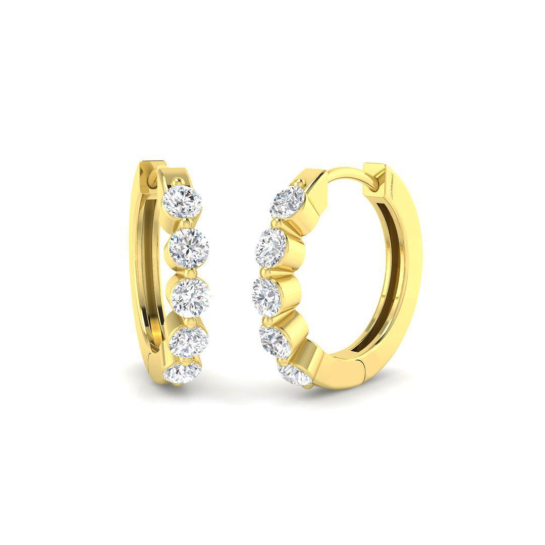 SE6952 — Earrings - 9k Yellow Gold