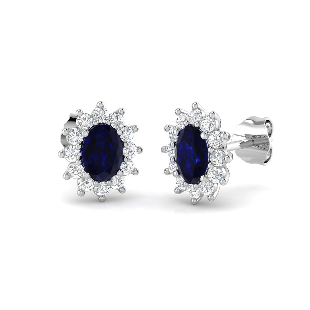 SE6957 — Earrings - 9k White Gold