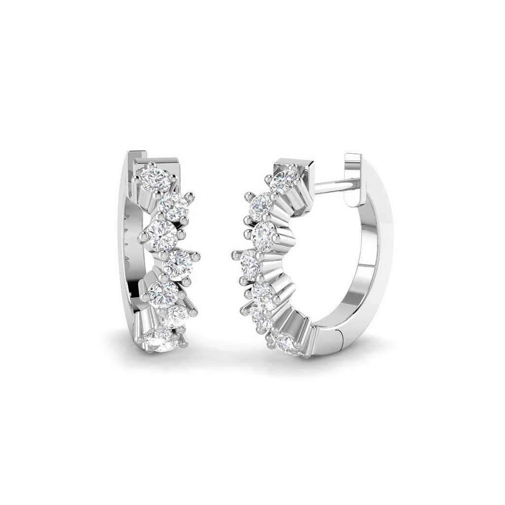 SE6962 — Earrings - 9k White Gold