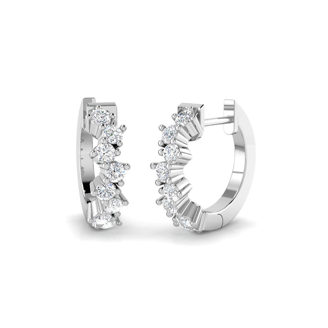 SE6962 — Earrings - 9k White Gold