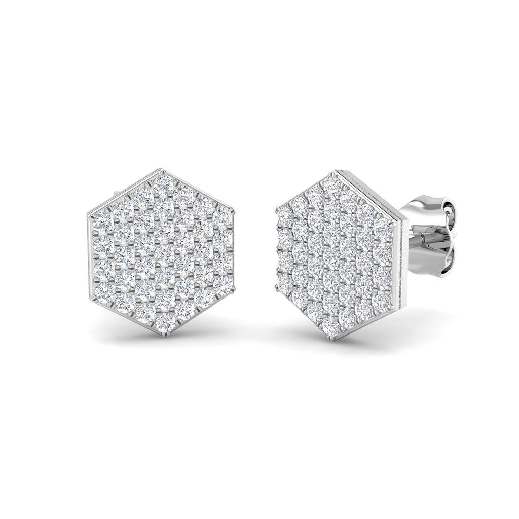 SE6968 — Earrings - 9k White Gold