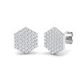 SE6968 — Earrings - 9k White Gold