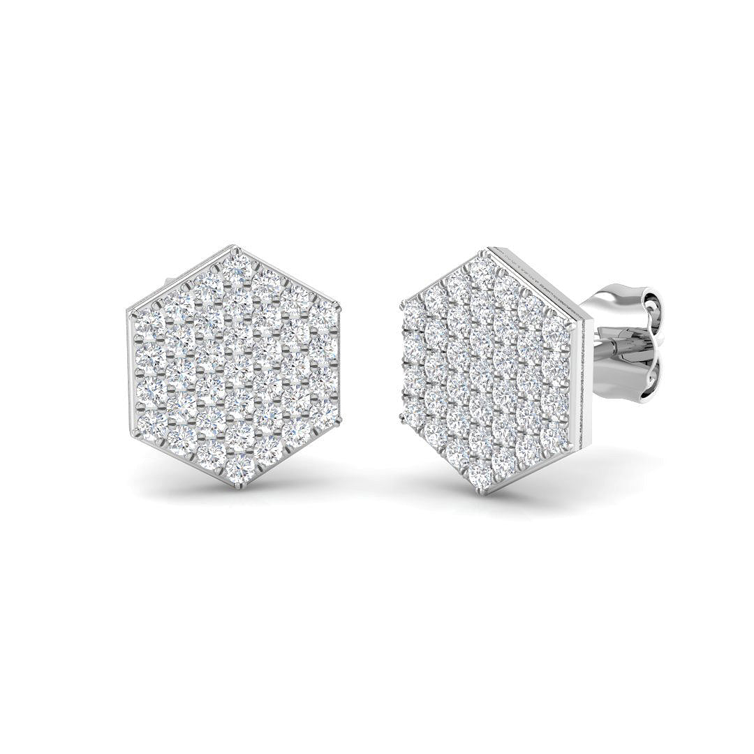 SE6968 — Earrings - 9k White Gold