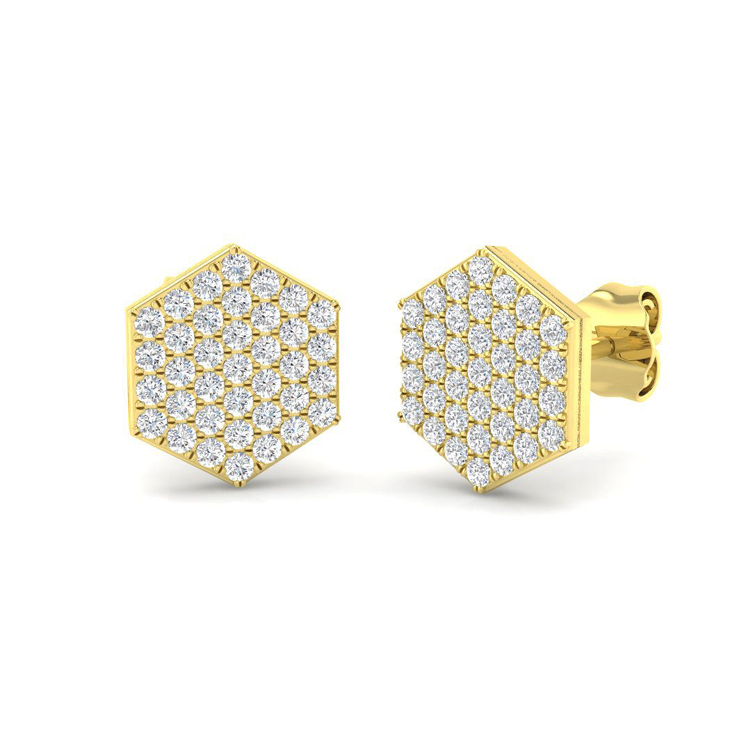 SE6968 — Earrings - 9k Yellow Gold