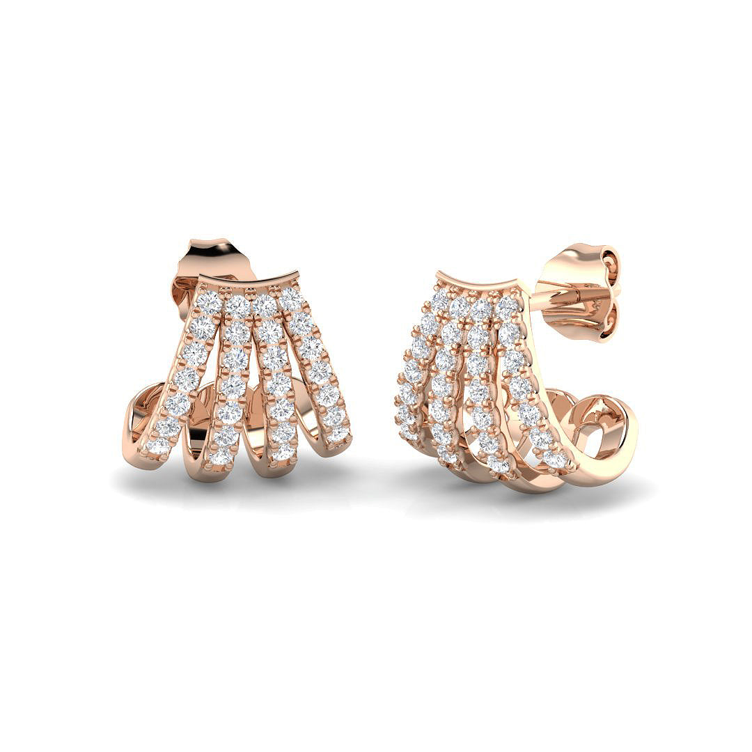 SE6969 — Earrings - 9k Rose Gold