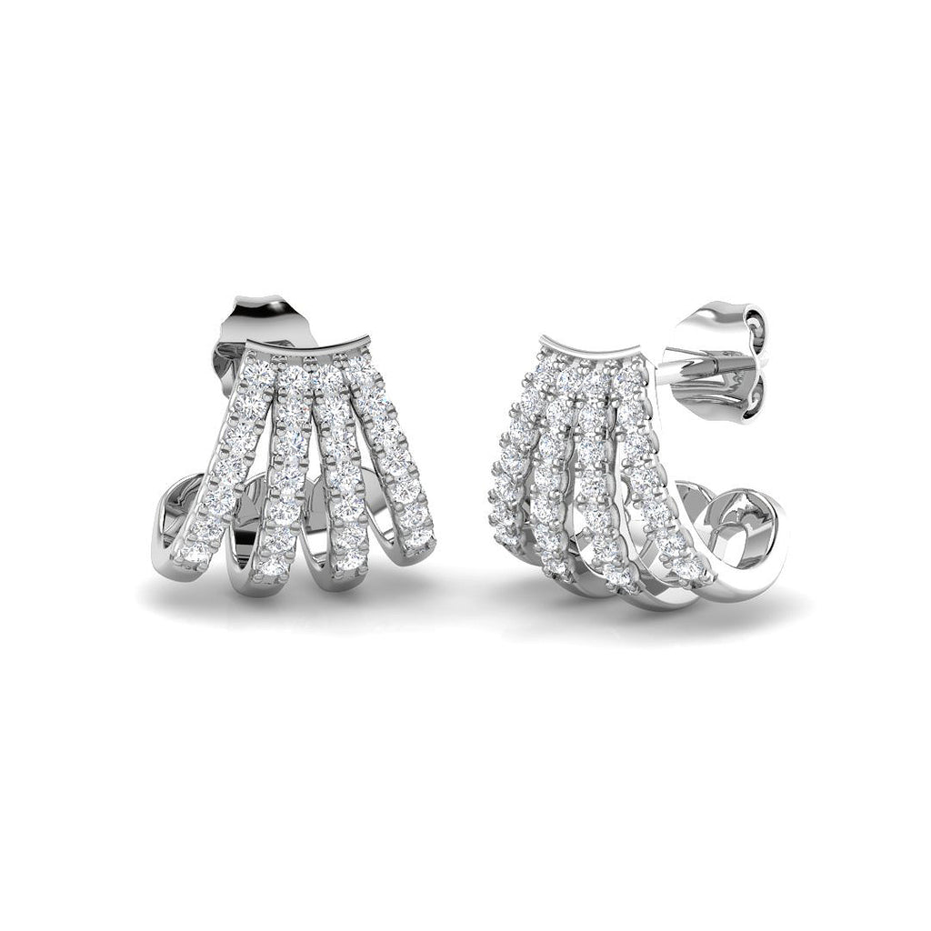 SE6969 — Earrings - 9k White Gold
