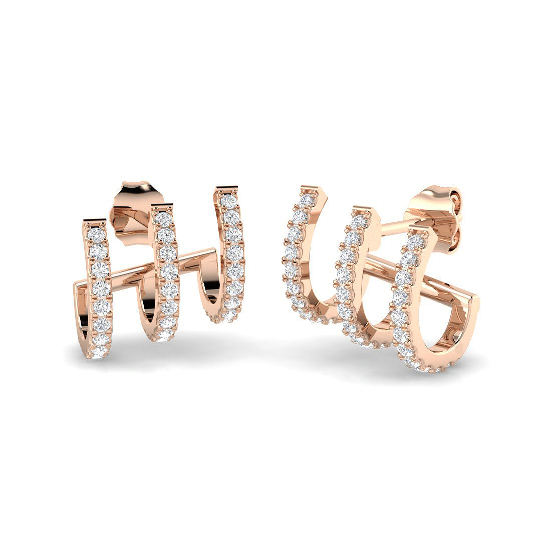 SE6970 — Earrings - 9k Rose Gold