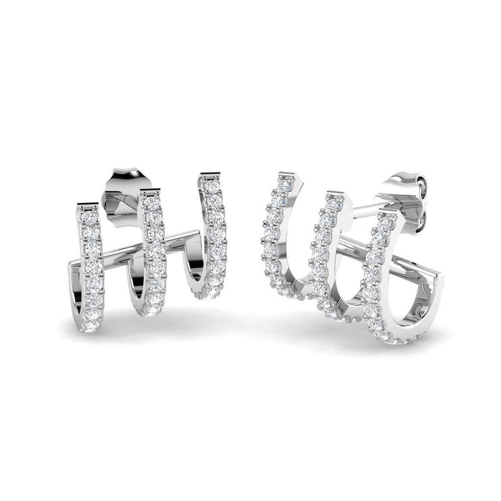 SE6970 — Earrings - 9k White Gold