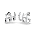 SE6970 — Earrings - 9k White Gold