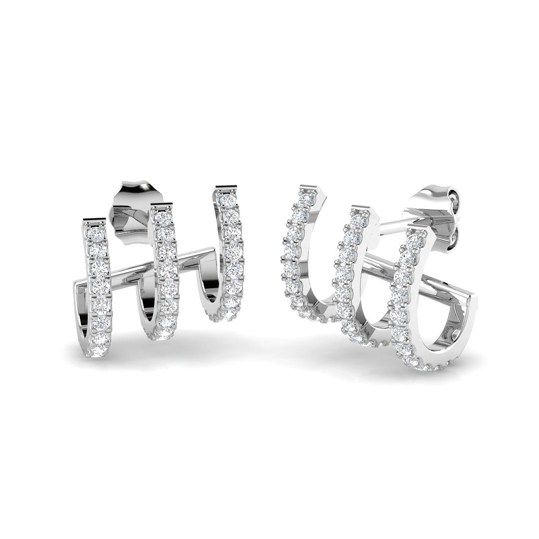 SE6970 — Earrings - 9k White Gold