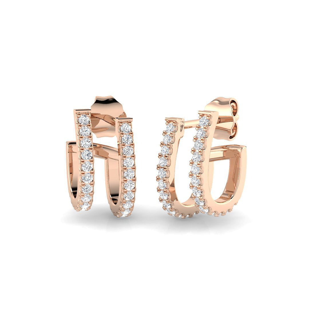 SE6971 — Earrings - 9k Rose Gold