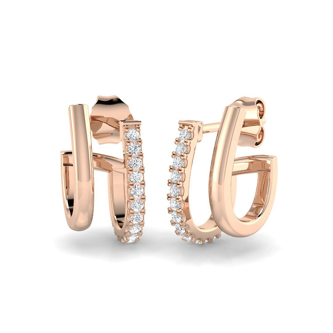 SE6972 — Earrings - 9k Rose Gold