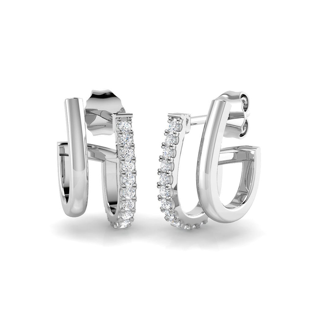 SE6972 — Earrings - 9k White Gold