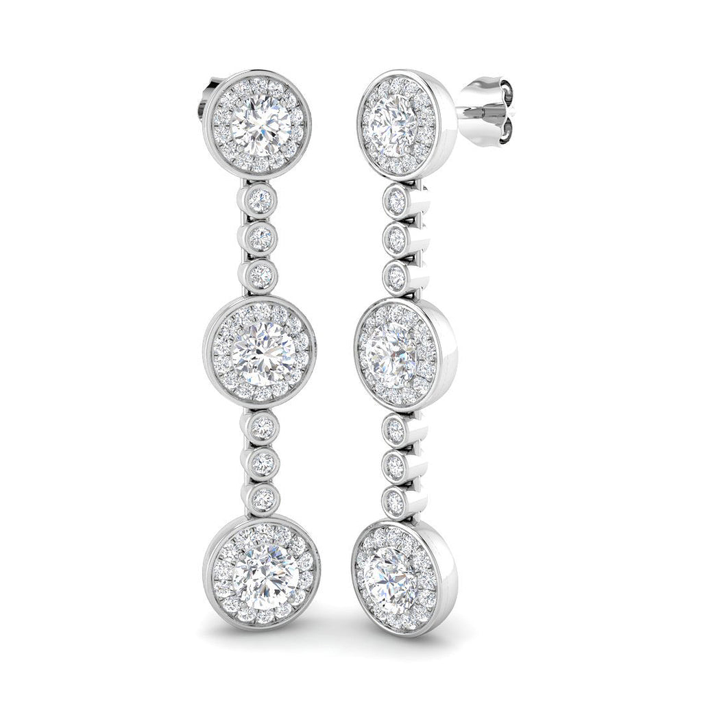SE6975 — Earrings - 9k White Gold