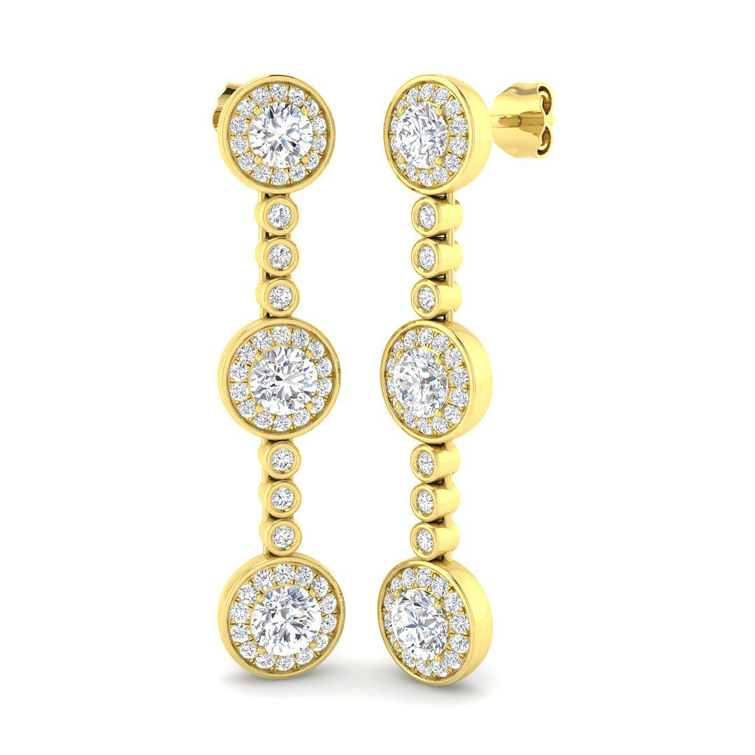 SE6975 — Earrings - 9k Yellow Gold