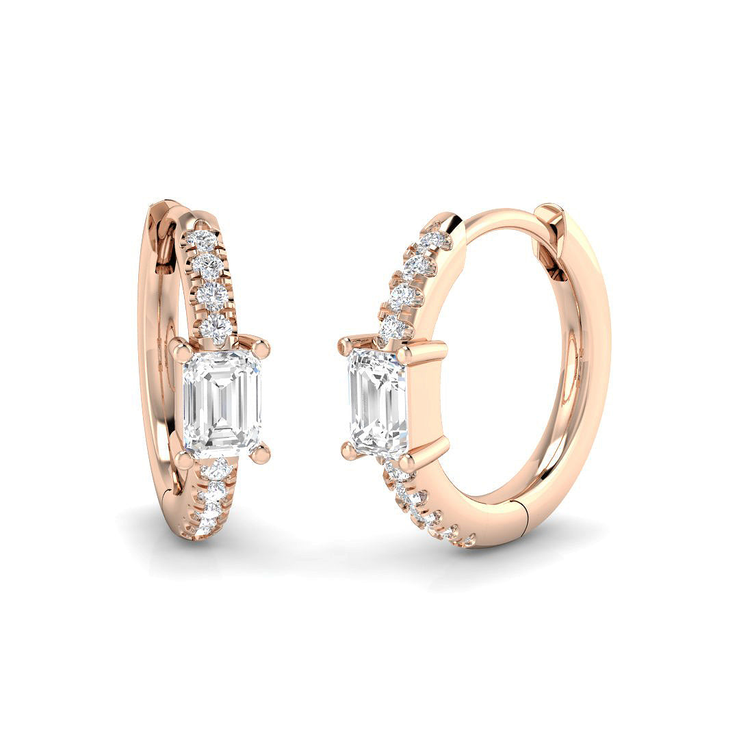 SE6976 — Earrings - 9k Rose Gold