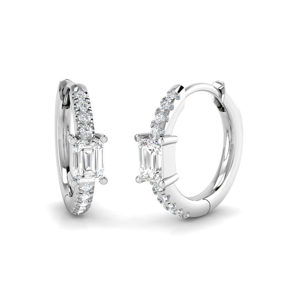 SE6976 — Earrings - 9k White Gold