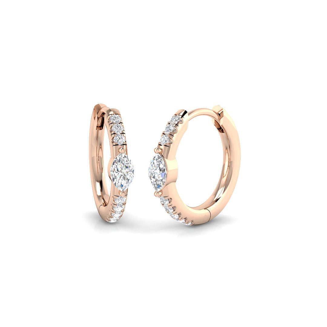 SE6977 — Earrings - 9k Rose Gold