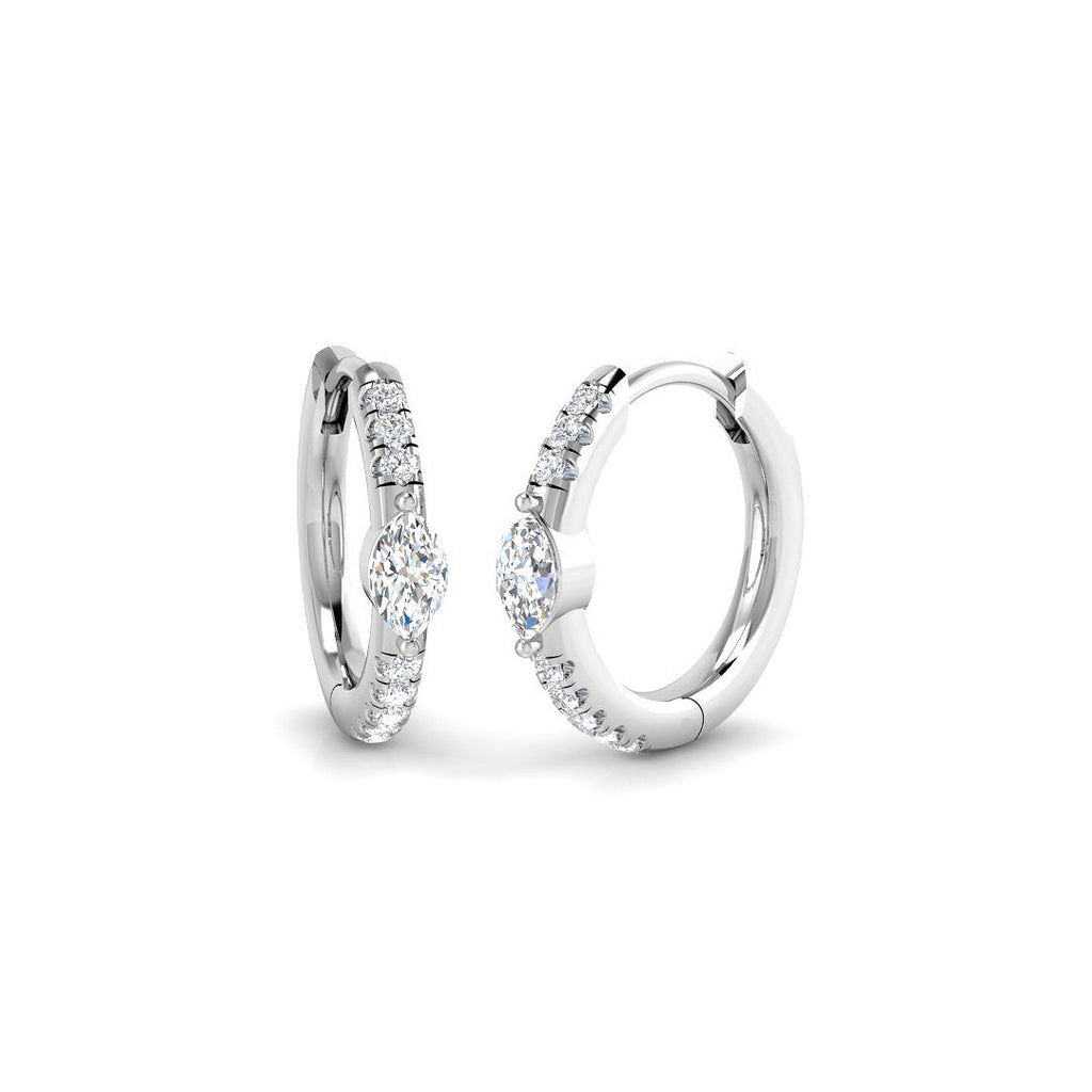 SE6977 — Earrings - 9k White Gold