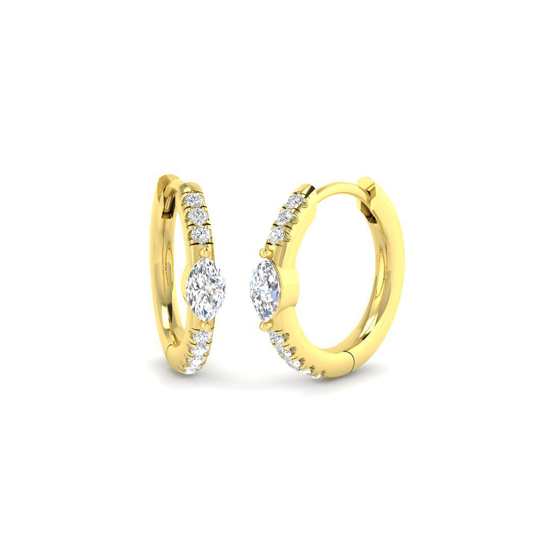 SE6977 — Earrings - 18k Yellow Gold