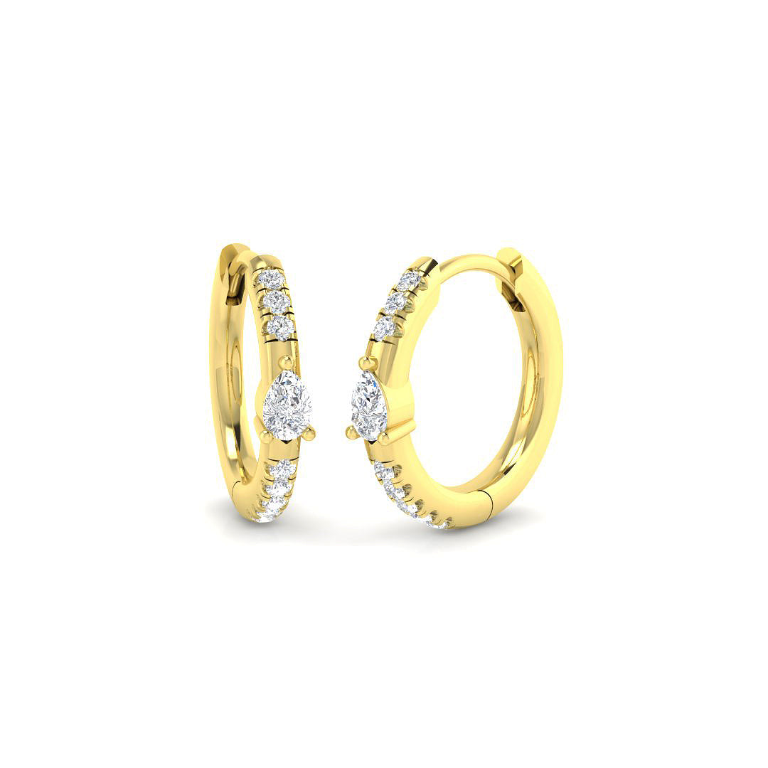 SE6978 — Earrings - 9k Yellow Gold