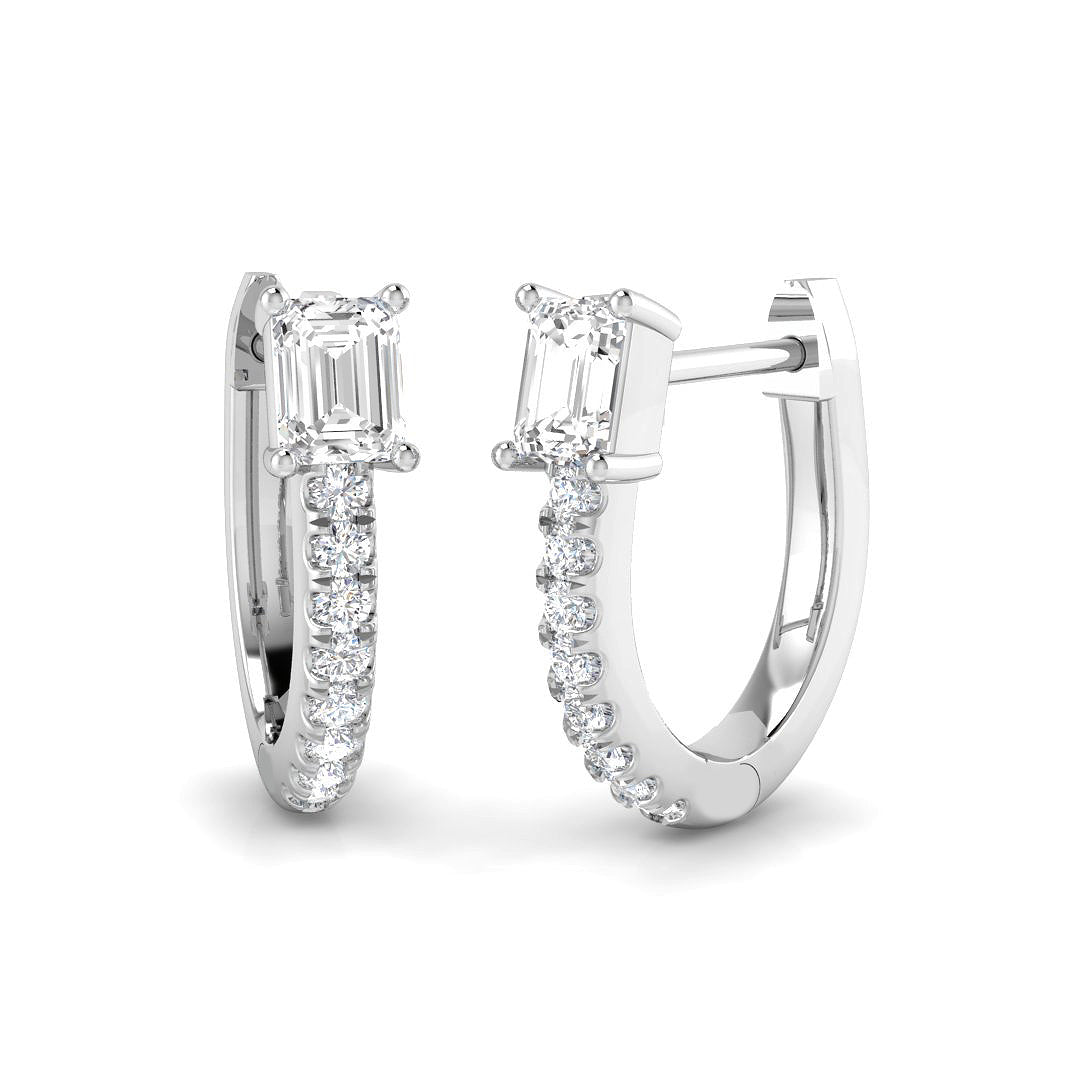 SE6982 — Earrings - 9k White Gold