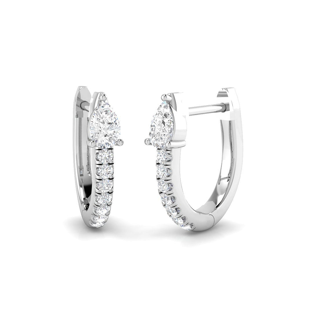SE6983 — Earrings - 9k White Gold