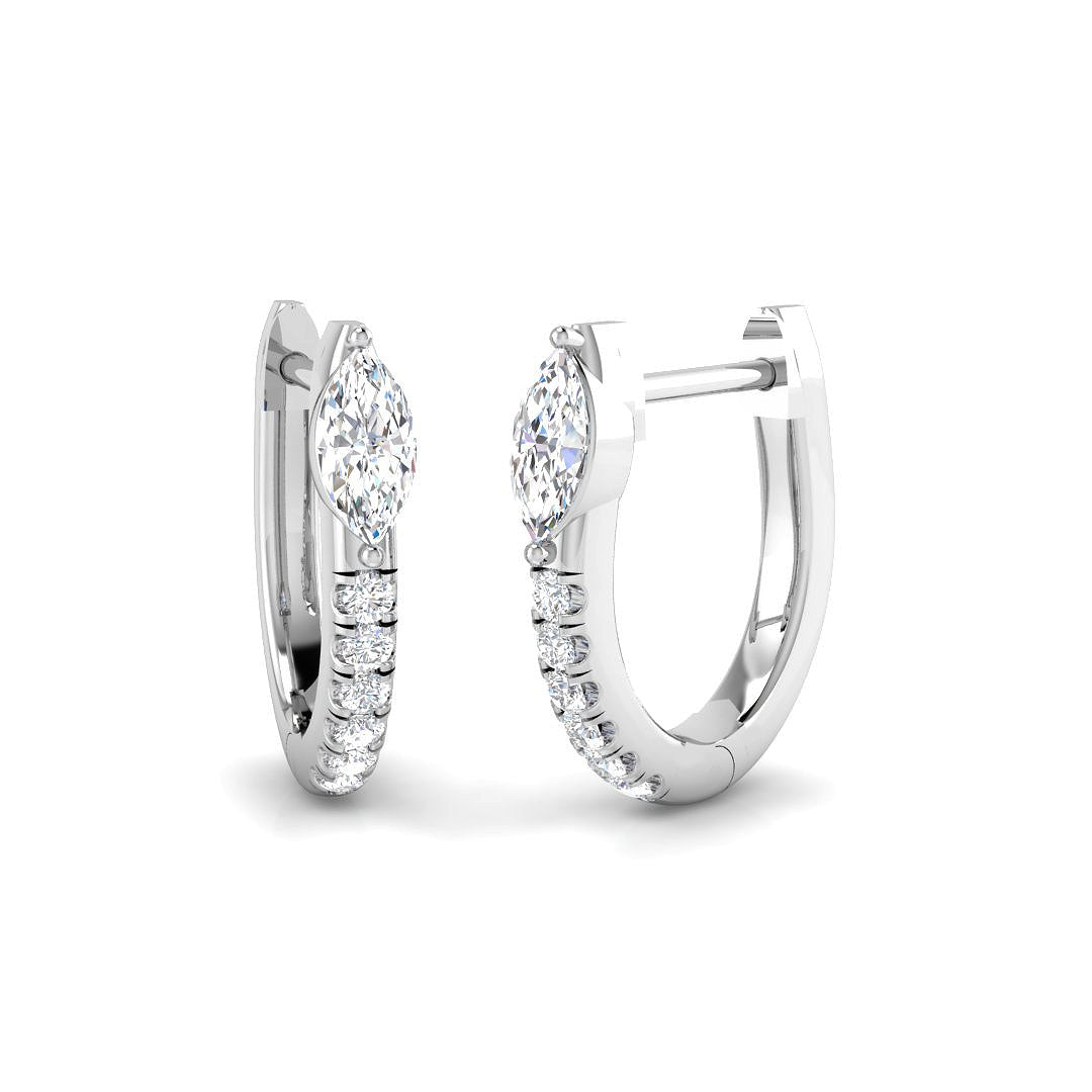 SE6984 — Earrings - 9k White Gold