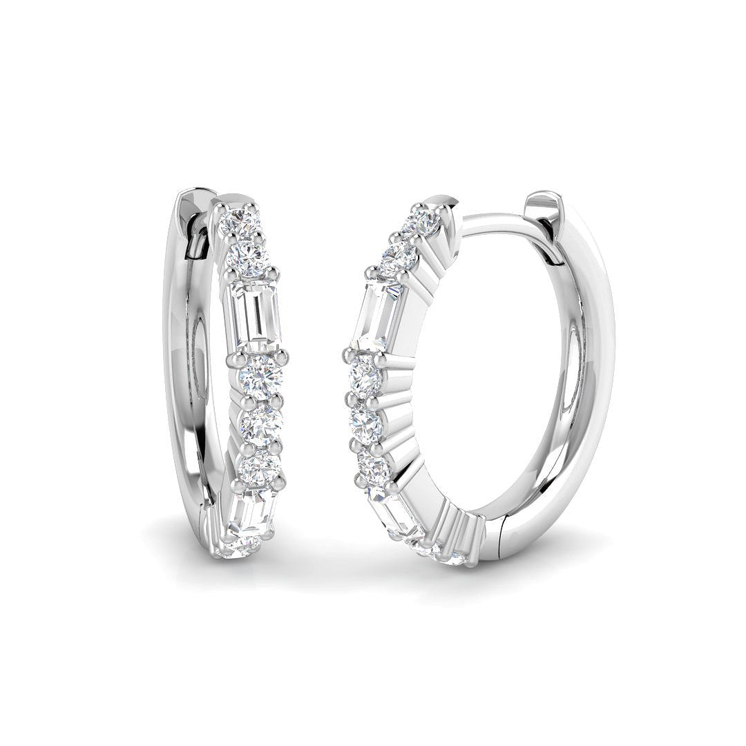 SE6985 — Earrings - 9k White Gold