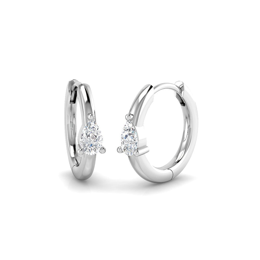 SE6987 — Earrings - 9k White Gold