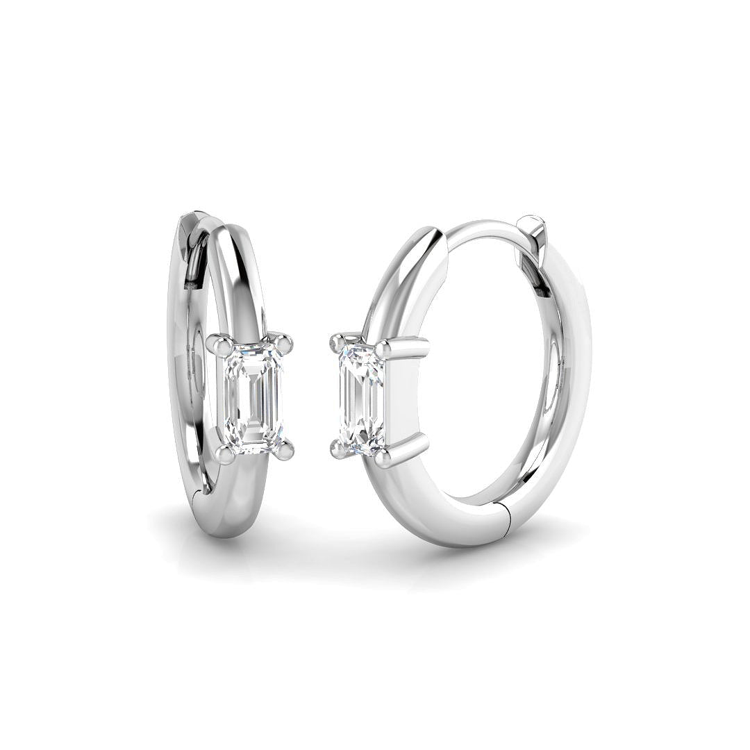 SE6988 — Earrings - 9k White Gold