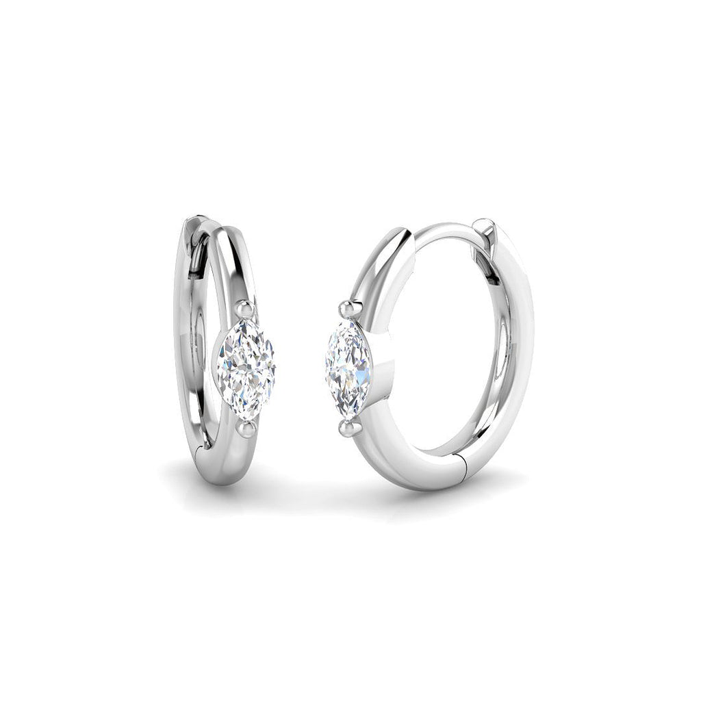 SE6989 — Earrings - 9k White Gold