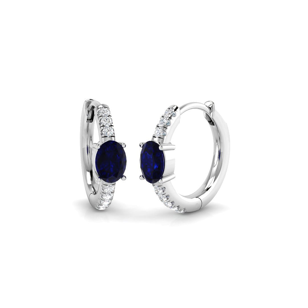 SE6990 — Earrings - 9k White Gold