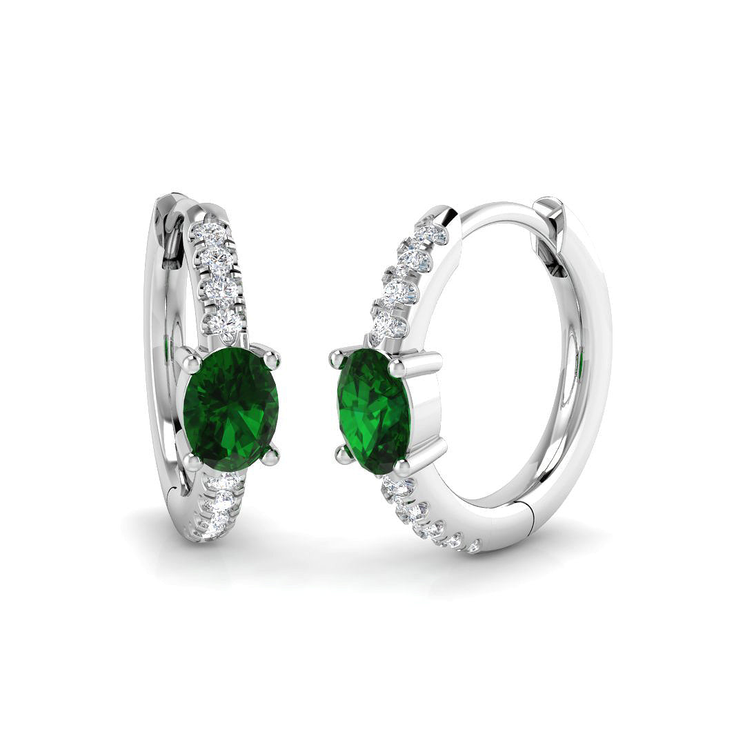 SE6992 — Earrings - 9k White Gold