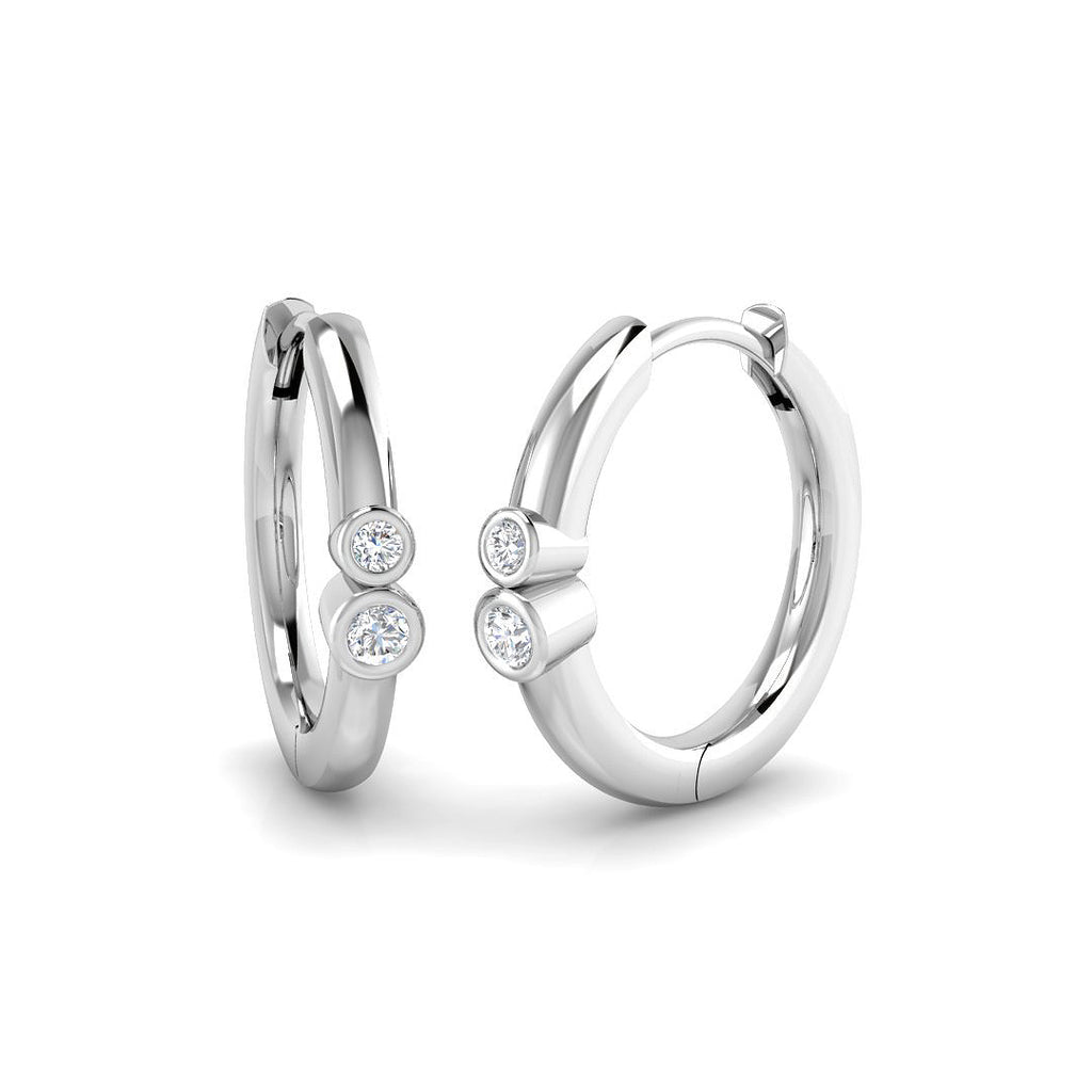 SE6996 — Earrings - 9k White Gold