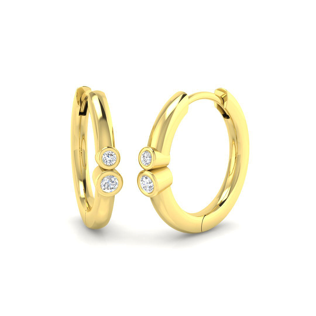 SE6996 — Earrings - 9k Yellow Gold