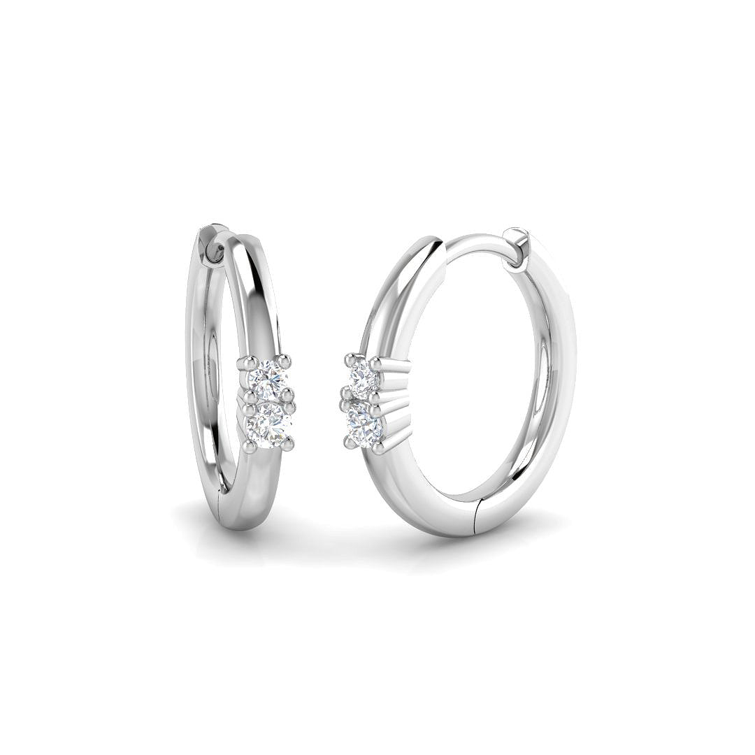 SE6997 — Earrings - 9k White Gold