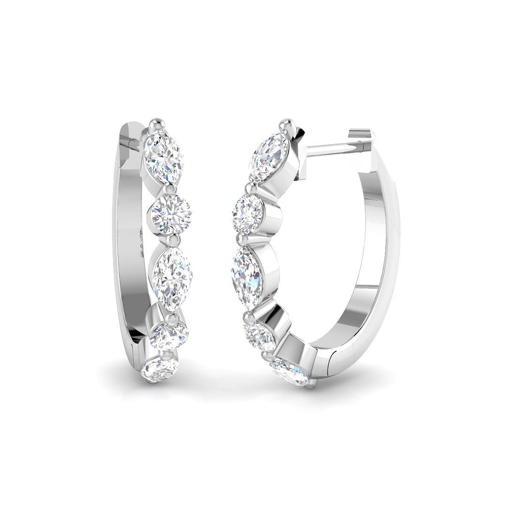 SE6998 — Earrings - 9k White Gold