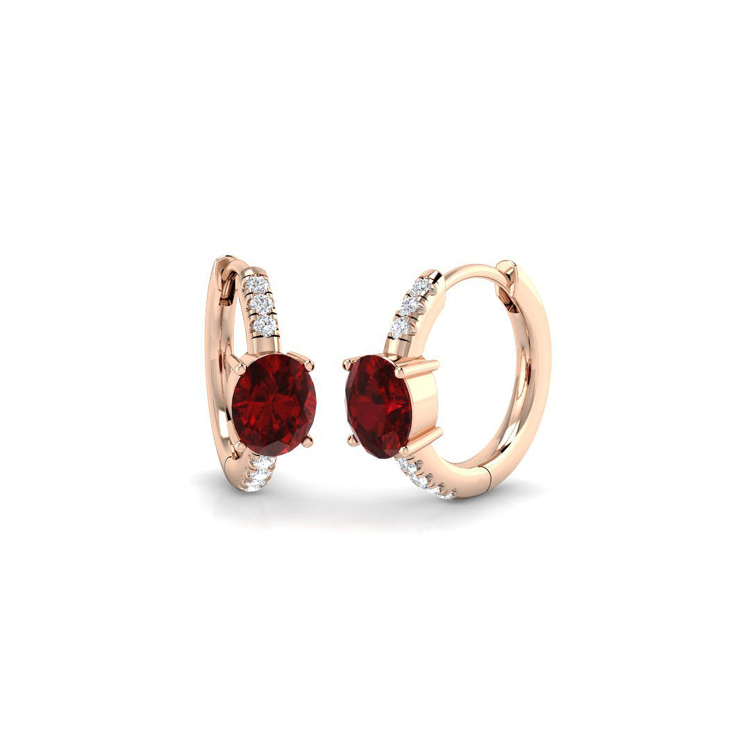 SE7000 — Earrings - 9k Rose Gold