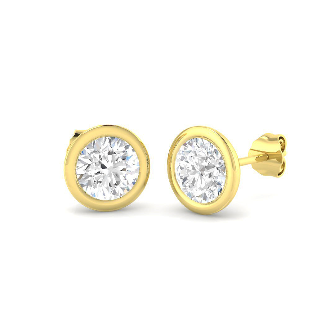 SE7007 — Earrings - 9k Yellow Gold