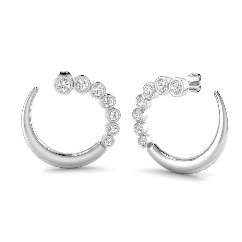 SE7011 — Earrings - 9k White Gold