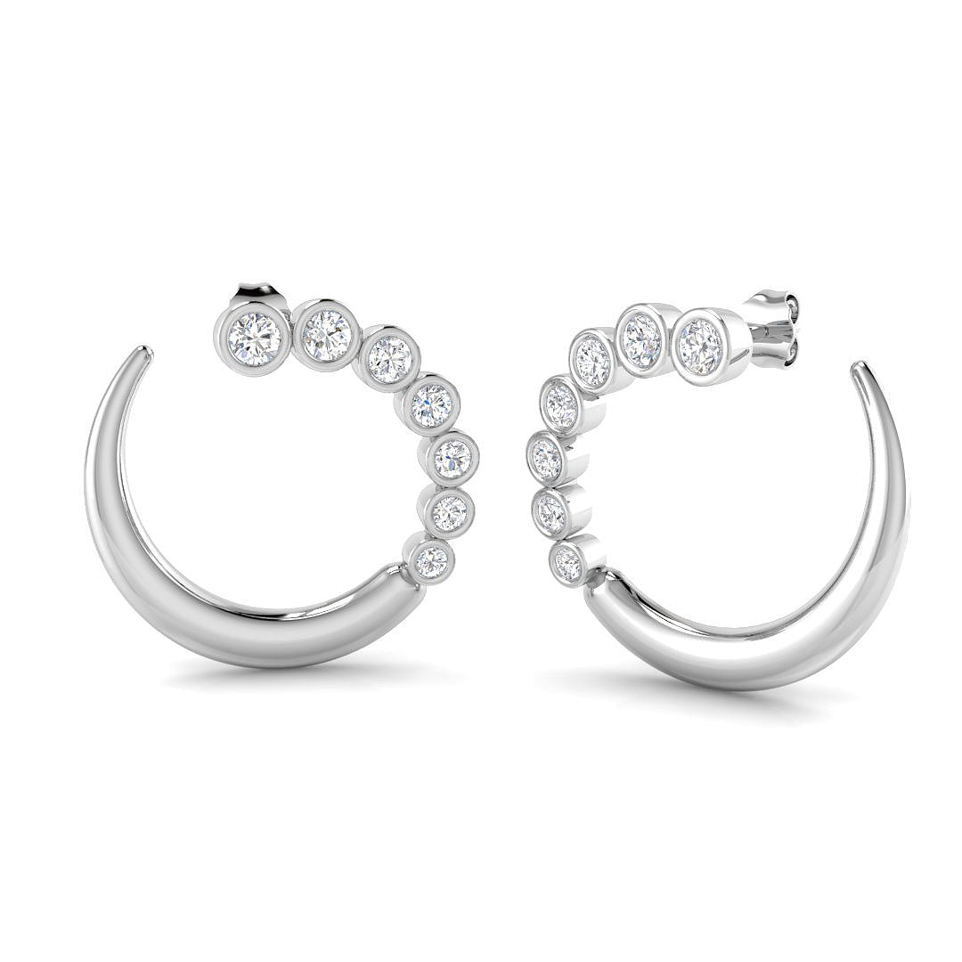 SE7011 — Earrings - 9k White Gold