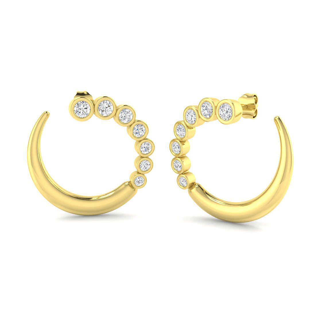 SE7011 — Earrings - 9k Yellow Gold