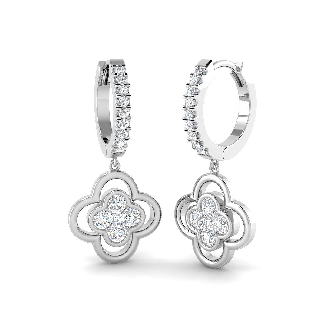 SE7012 — Earrings - 9k White Gold
