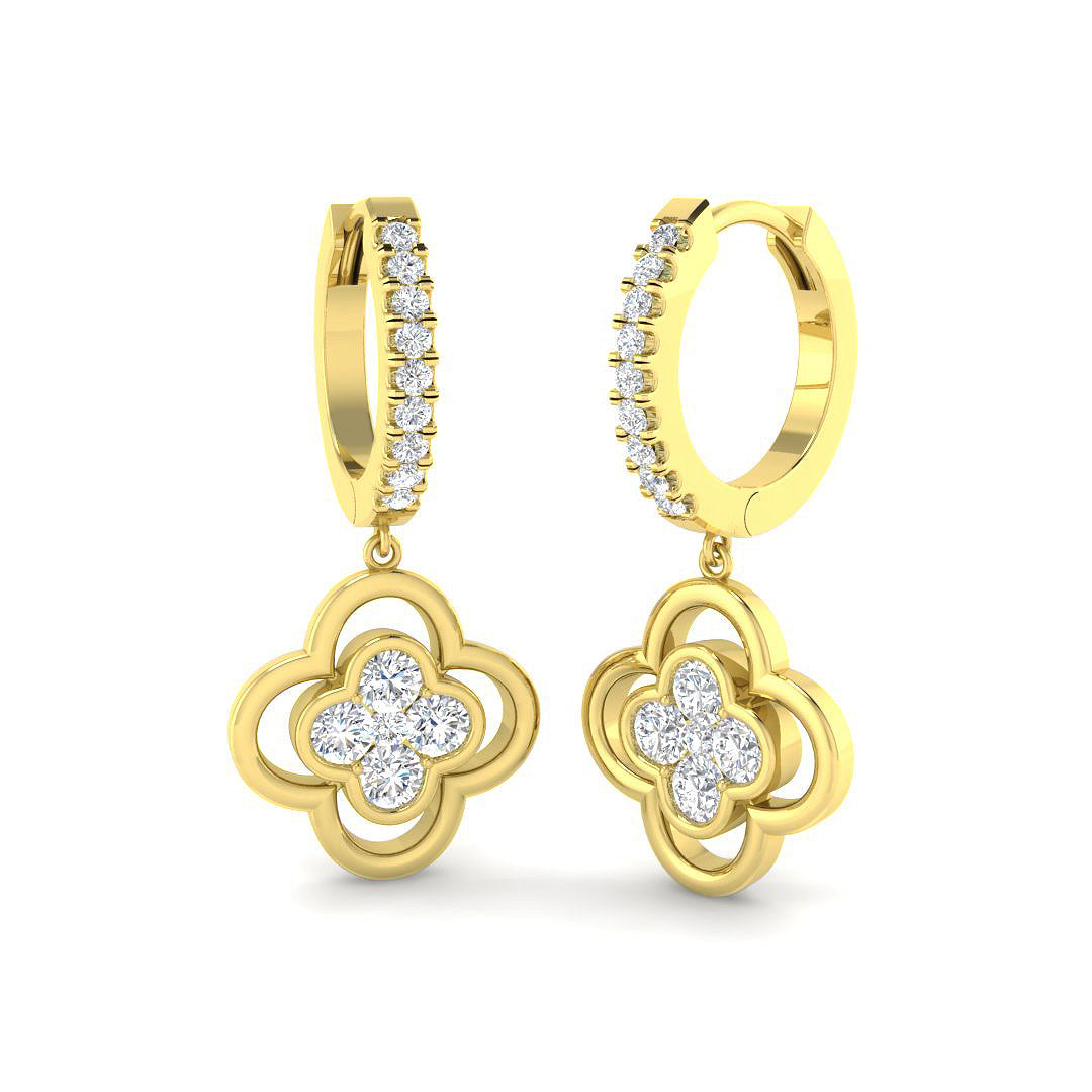 SE7012 — Earrings - 9k Yellow Gold